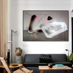 Pintura al Óleo Acrílica Pintada a Mano, Lienzo con Textura 3D, Pinturas Abstractas Modernas, Decoración para el Hogar y Hoteles, Arte de Pared en Lienzo - Product Image 5