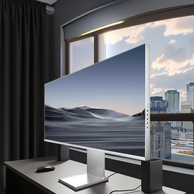 High-End 34 Inch 5120*2160p Desktop Gaming Monitor Borderless IPS Panel 5K Resolution 60Hz Aluminum Stand for PC Use