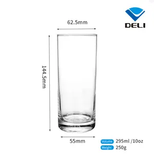 Thuis Glaswerk 10.0Oz 295Ml Longdrinkglas Water Sapkop Rechte Zijdig Drinkglas