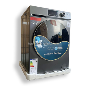 12kg Front Load Washing Machine 220V 50hz Powerful Motor With Spin Dry Class a Quick Wash English New Condition for Home Automat - Product Image 1