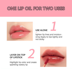 Crema Labial Hidratante y Nutritiva con Brillo Efecto Cristal de Agua y Aceite para el Cuidado de la Textura 6ml - Product Image 3