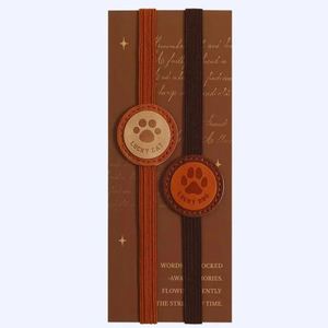 PU Leather Elastic Bands Leather Book Marks Elastic Rope Bands Planner PU <b>Bookmarks</b> Planner Accessories for GIfts - Product Image 2