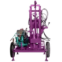 Foreuse de puits d'eau hydraulique portable, durable et à faible entretien