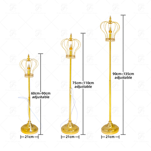 FW Giảm Giá Mạnh Đèn Đường <span class=keywords><strong>Led</strong></span> Trụ Lối Đi Trung Tâm Bằng Vàng Kim Loại Để Trang Trí Sự Kiện Tiệc Cưới - Product Image 3