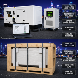 Groupe électrogène silencieux insonorisé 30 kVA 24 kW triphasé 50 Hz 60 Hz – Aucun problème de bruit? Silencieux et insonorisé - Product Image 6
