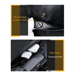 Bolsa de Lona Unisex de PU con Cierre de Cremallera, Bolso de Viaje Cruzado de Gran Tamaño para Viajes de Negocios y Almacenamiento en Dormitorios Estudiantiles - Product Image 5