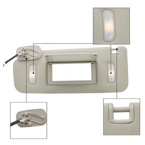 แผ่นบังแดด 22850306 สีเบจ ด้านซ้าย สำหรับเชฟโรเลต จีเอ็มซี ปี 2007-2014 ติดตั้งด้วยสกรู - Product Image 3