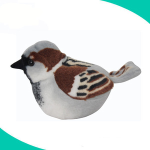 Factory Customized Cute Plush Magpie Bird Soft Toy Stuffed <strong>Sparrow</strong> - Product Image 2
