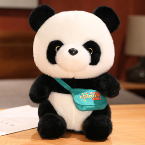 Cute Giant <strong>Panda</strong> Doll Plush Toy National Treasure Little <strong>Panda</strong> Rag Doll Travel Commemorative Doll Gift for Children - Product Image 1
