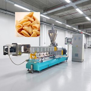 Ligne de production de snacks croustillants (bugles, chips) entièrement automatique CE ISO, clé en main, avec extrudeuse bivis pour la fabrication - Product Image 6