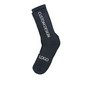 Calcetines de fútbol de equipo cómodos más vendidos Diseño personalizado Impresión digital Múltiples posiciones de logotipo (cuerpo inferior del puño)-MOQ bajo - Product Image 1