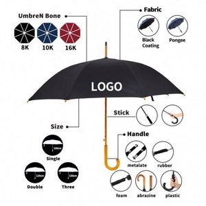 Vente flash - Parapluie de golf de qualité supérieure, personnalisable avec logo, parapluie compact avec logo - Product Image 6