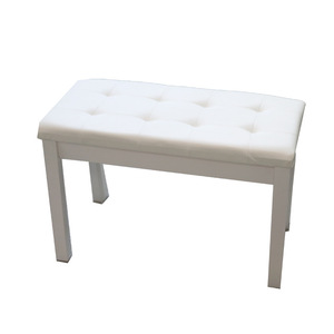 <span class=keywords><strong>Taburete</strong></span> de <span class=keywords><strong>piano</strong></span> individual/doble en <span class=keywords><strong>blanco</strong></span> y negro con silla de almacenamiento para compartimento de <span class=keywords><strong>piano</strong></span> para libros de música - Product Image 6