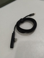 Nouveau câble de charge rapide 2-en-1 USB-C tendance de 1,5 m (240 W) avec support de téléphone 90 °   Coude 360 °   Rotation multi-angle pour iPhone