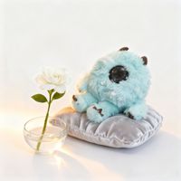 Robot Compagnon Émotionnel IA, Jouet Intelligent avec Commande Vocale, Matériau Polyester, Prise US – Décoration de Bureau, Boîte Mystère, Cadeau de Noël pour