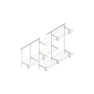 Armoire simple économique en fil métallique, organisateur de placard, étagères en fil métallique pour placards - Product Image 3