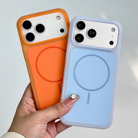 Coque de téléphone portable magnétique en silicone de luxe, design professionnel, antichoc, pour iPhone 17 14 15 Pro Max 16 Plus Air, MOQ 500