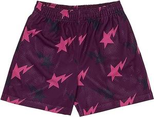 Pantalones cortos de baloncesto de verano BSCI personalizados al por mayor de alta calidad pantalones cortos transpirables de secado rápido impresos de Pakistán - Product Image 2