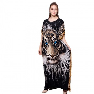 Abiti Musulmani alla Moda all'Ingrosso, Set Abaya Dubai per Donne, Kaftan da Casa Stampato, <span class=keywords><strong>Abbigliamento</strong></span> <span class=keywords><strong>Islamico</strong></span> <span class=keywords><strong>Femminile</strong></span> - Product Image 5
