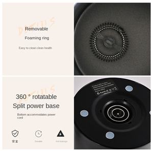 <span class=keywords><strong>Mousseur</strong></span> à <span class=keywords><strong>lait</strong></span> 4 en 1 <span class=keywords><strong>et</strong></span> <span class=keywords><strong>chauffe</strong></span>-<span class=keywords><strong>lait</strong></span> portable, silencieux <span class=keywords><strong>et</strong></span> facile à nettoyer - Product Image 4