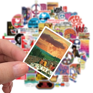 50Pcs di Musica Pop Woodstock Rock Festival Adesivi Graffiti Del Telefono Da Tavolo Del Computer Portatile Da Viaggio Bottiglia Fai Da Te Auto Decorazione Adesivi - Product Image 3