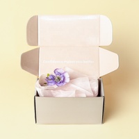 Boîte en carton personnalisée pour petits cosmétiques, emballage cadeau, boîte rigide en carton kraft ondulé pour soins de la peau, huile essentielle