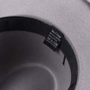 หมวกเฟโดราขายส่งสำหรับทุกเพศ หมวกทรงโซมเบรโรแฟชั่น หมวกเฟโดราปีกกว้างทำจากผ้าสักหลาดสำหรับผู้ใหญ่ - Product Image 5