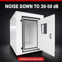 Enceinte acoustique sur mesure anti-vibration, insonorisée et ignifuge pour machines industrielles