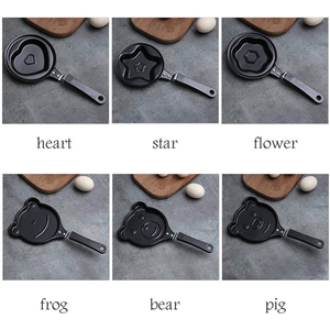 Sartén antiadherente para freír huevos, Mini sartén en forma de rana, oso, corazón, forma personalizada, alta calidad - Product Image 5