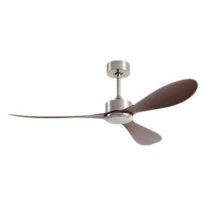 Ventilateur de plafond moderne avec lampe, style minimaliste, décoration intérieure de salon, 52 pouces, DC - Product Image 1