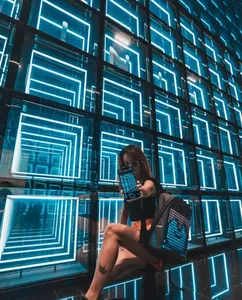 Bar fête bricolage personnalisé <span class=keywords><strong>acheter</strong></span> mariage disco boîte de nuit lumière dj carrelage néon piste de danse - Product Image 2