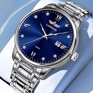 Wristwatch with water resistance, <b>large</b> dial, new <b>calendar</b>, fashionable, waterproof, men's style - Product Image 5