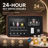 Distributeur de parfums mystère en boîte surprise avec écran tactile pour jeunes consommateurs