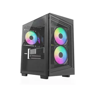 2024 personalizado caliente más barato gabinete Atx Gaming Pc caso ordenador para Gamer