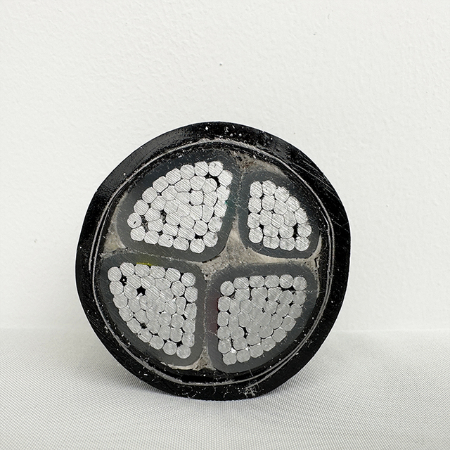 Guda Factory Low Voltage XLPE Insulated 0.6/1kV 4*150mm PVC Jacketed Stranded Aluminum Conductor Power Cables Wholesale