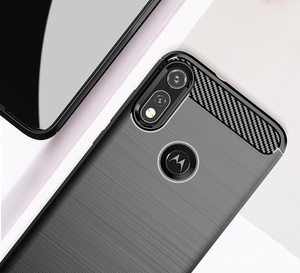 Ốp Lưng Hoàn Toàn Sang Trọng TPU Silicone Mềm Carbon Fiber Cho <span class=keywords><strong>Moto</strong></span> E7 Cho <span class=keywords><strong>Moto</strong></span> <span class=keywords><strong>E</strong></span> 2020 Ốp Lưng Điện Thoại - Product Image 5