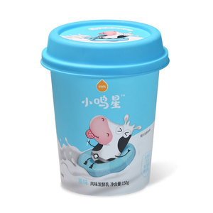 Cốc Sữa Chua Nhựa IML Tròn 150G Giá Tốt Nhất Có Nắp Nồi Sữa Chua Nhà Cung Cấp Xô Đóng Gói Bồn Tắm - Product Image 1