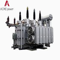 Transformateur de puissance triphasé immergé dans l'huile Acme Power Dyn11 50Hz, transformateur de distribution à groupe vectoriel personnalisé pour EPC de réseau