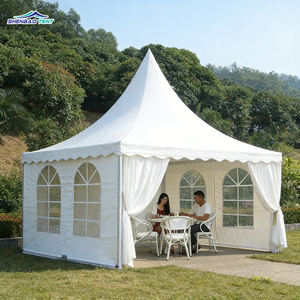 Tente Pagode Modulaire d'Extérieur pour Fêtes, Salons Commerciaux et Événements, Tente Chapiteau en PVC 10x10m pour <span class=keywords><strong>Location</strong></span> de Mariages - Product Image 5