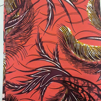 Kain Batik Afrika Organik 6 Yard dengan Hiasan Berlian, Kain Katun untuk Gaun, Penggunaan Luar Ruangan & Penutup, untuk Anak Perempuan