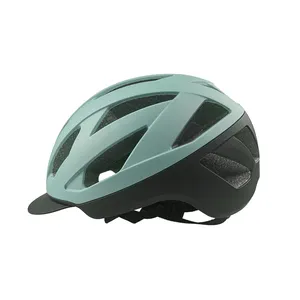 Custom Logo New Design Road Bike Helmet With Usb Rechargeable Led Rear Light On Adult Commuter Scooter With Visor For Men Women