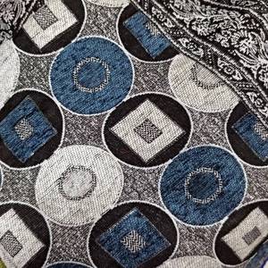 Elegante alfombra de oración (sajadah) de chenilla con diseño esférico tejido y bordes con flecos, resistente a la decoloración, regalo para Ramadán y Eid, tapete de oración para el hogar. - Product Image 1
