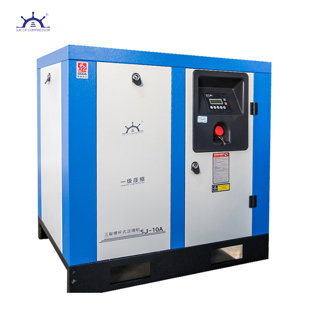 7.5kw 10hp 380v 415v 220v 8bar 10bar Fixed Frequency air Compressor Screw Air Compressor