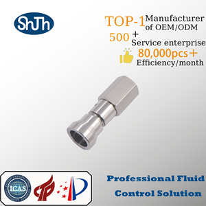 Conector Rápido de Alta Presión Tipo Swagelok, Acero Inoxidable 316, Forjado, Rosca Interna NPT/BSPP/BSPT, Hembra, Conexión ASME EN - Product Image 3