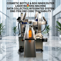 Machines de marquage laser intérieur/extérieur pour flacons et boîtes cosmétiques, machine intégrée de collecte de données, traçabilité un article-un code