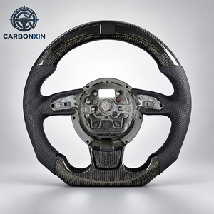 Volant en fibre de carbone forgé pour Audi A4 A4L B7 A6L C6 A3 8P Sportback TT 8N MK1 Rs7 Rs5 S3 B9 A7 8v S4 B9 B8 S5 Rs6 R8 - Product Image 3