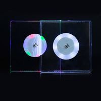 Sous-verres à Led Sous-verres Lumineux, Lumières de Bouteille à Led Rgb Colorful Bottle Glorifier Led Sticker Sous-verres à Disques Light Up/
