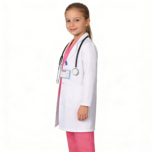 Disfraz <span class=keywords><strong>de</strong></span> Médico para Niños, Traje <span class=keywords><strong>de</strong></span> Cosplay <span class=keywords><strong>de</strong></span> Halloween con Estetoscopio <span class=keywords><strong>de</strong></span> Juguete, Uniforme <span class=keywords><strong>de</strong></span> Doctor para Niños - Product Image 3