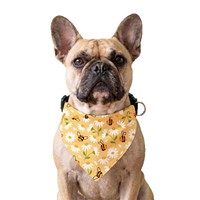 Verstelbare hondenbandana-halsband met D-ring, diverse schattige printpatronen, zachte driehoekige hondensjaal voor honden in de maten P, S, M, L, dagelijkse outfit