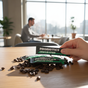 Café Instantáneo en Polvo <span class=keywords><strong>Liofilizado</strong></span> <span class=keywords><strong>Arabica</strong></span> Suave Sin Azúcar, Probiótico Premium Patentado, Certificado HACCP e ISO - Product Image 4